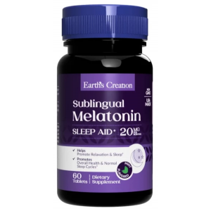 Melatonin 20 mg - 60 таб - м'ятний